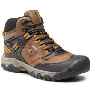 KEEN Hiking Boots: Size 11, Bison/Golden Brown